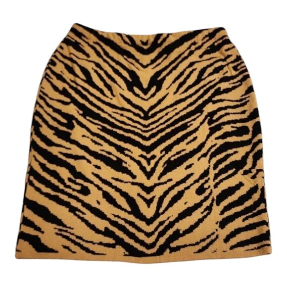 Lane Bryant brown zebra‎ lion print stretch comfy sweater shirt plus size 4X New - Picture 1 of 8